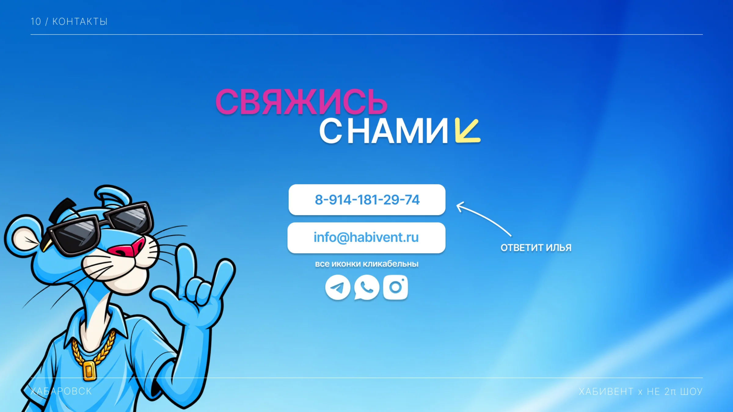 Страница 10 из 10 — Контакты